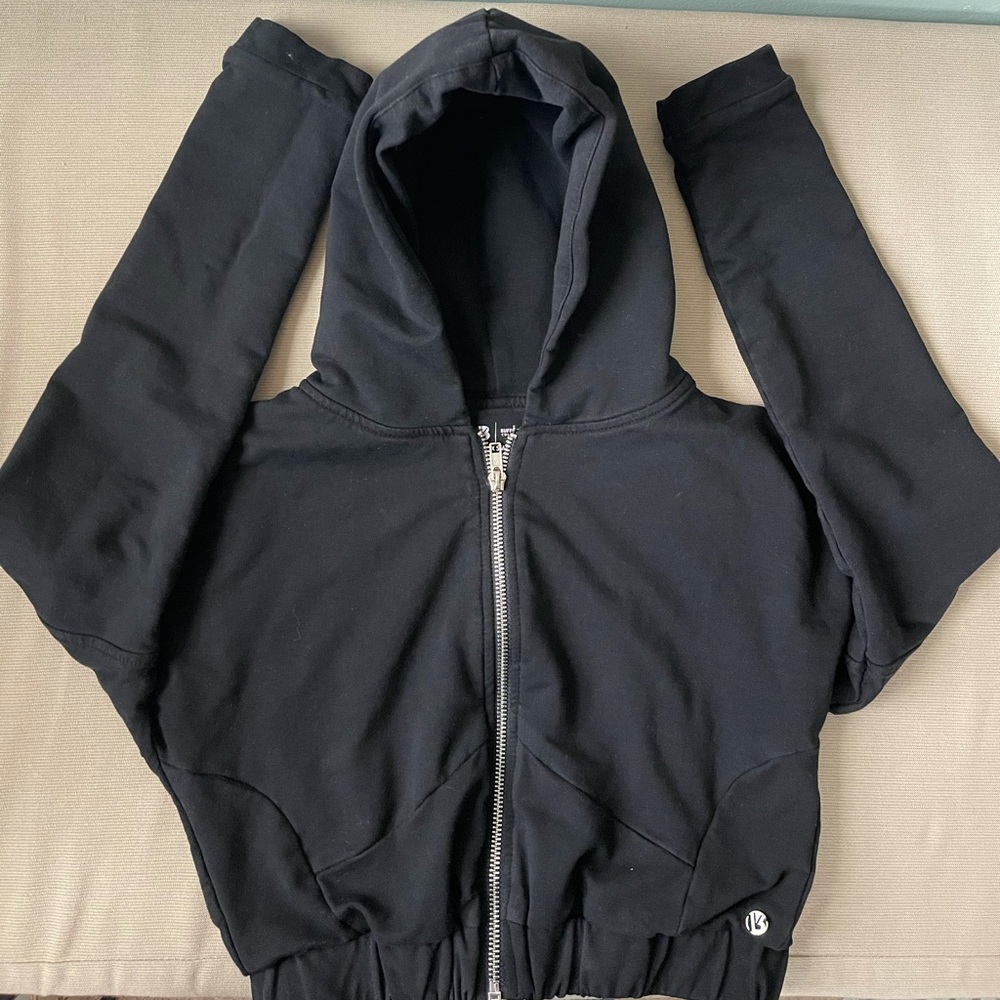 Buffbunny Basic Cropped Zip Up - image 1